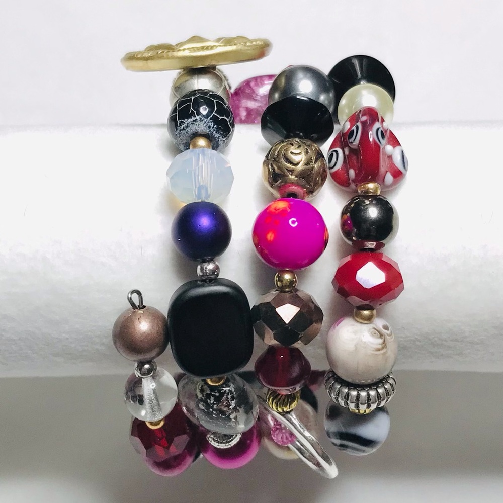 Handmade Bracelet with Vintage & Contemporary Elements (NB80) New Without Tags - Picture 4 of 9